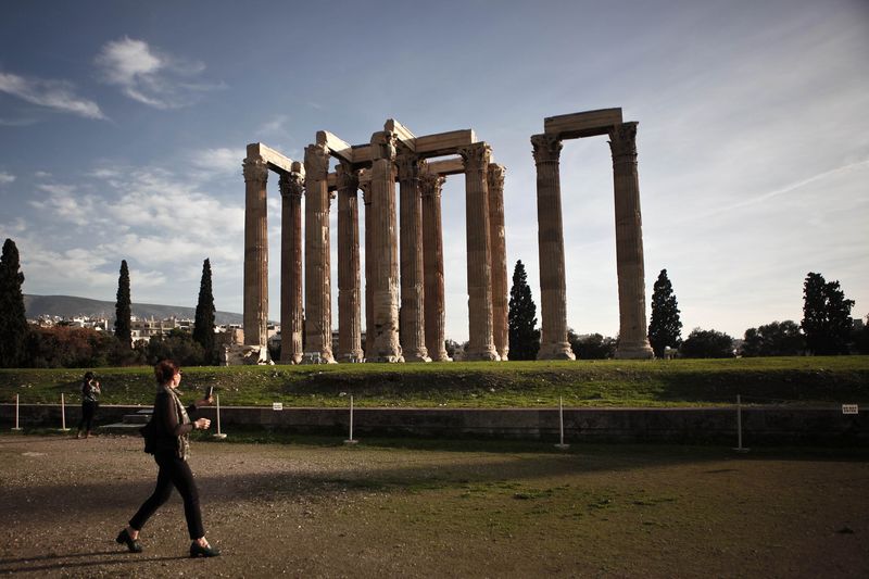 © Reuters. Grecia está mejor de lo esperado, según el Ministro alemán de Finanzas
