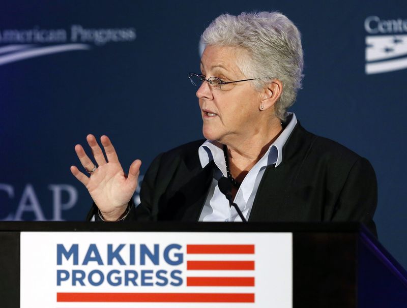 © Reuters. EPA Administrator McCarthy speaks at the Center for American Progress' 2014 Policy Conference  in Washington