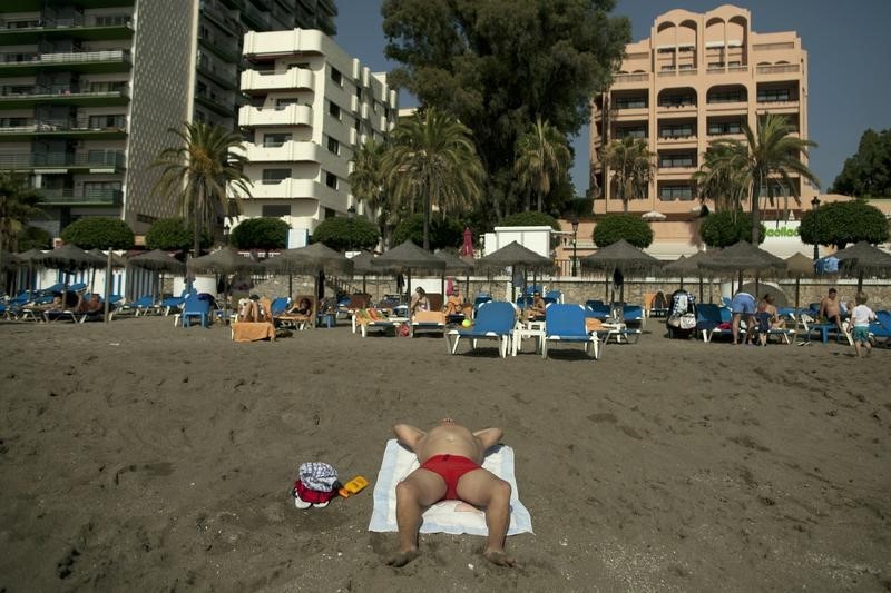 © Reuters. Las pernoctaciones en hoteles en España bajan 0,1 pct en noviembre 