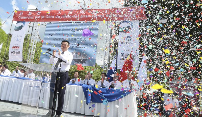 © Reuters. Nicaragua anuncia el inicio de obras de un canal que rivalizaría con Panamá