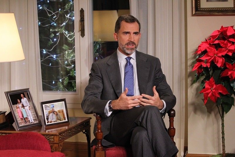 © Reuters. Felipe VI habla de corrupción sin referirse a su hermana  