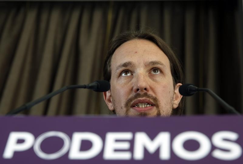 © Reuters. Podemos condicionaría la gobernabilidad vasca si hoy hubiera elecciones