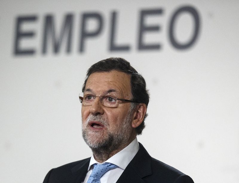 © Reuters. El presidente español adelanta un buen dato de paro en diciembre 