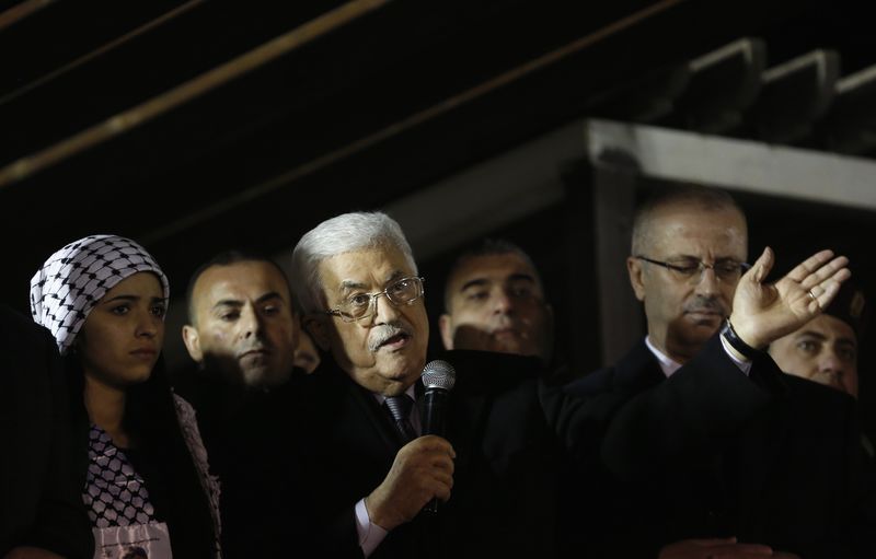 © Reuters. Presidente palestino, Mahmoud Abbas, em Ramallah