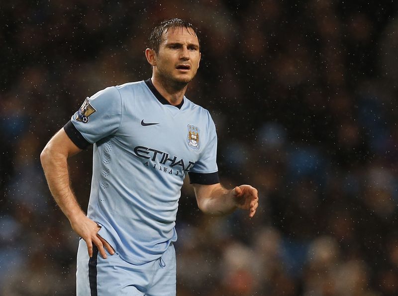 © Reuters. Jogador do Manchester City Frank Lampard durante partida contra o Sunderland pelo Campeonato Inglês, no Estádio Etihad, em Manchester