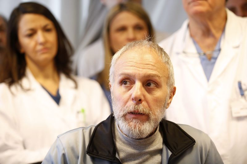 © Reuters. Médico italiano, que esteve internado com Ebola