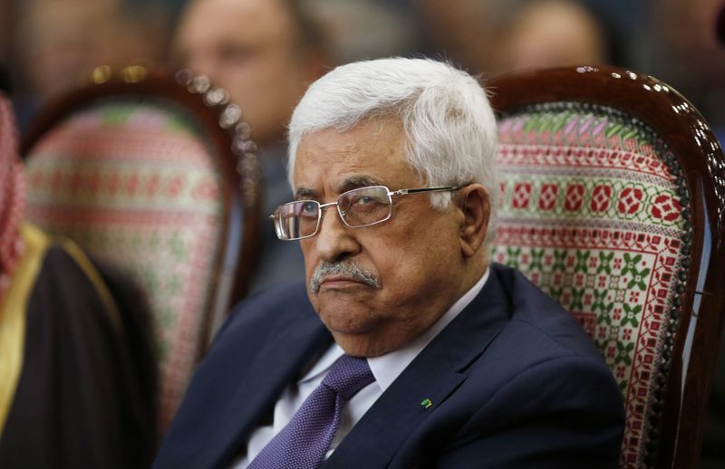 © Reuters. Presidente palestino Mahmoud Abbas em Ramallah