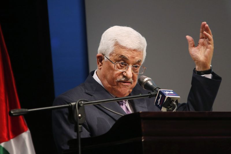 © Reuters. Presidente palestino, Mahmoud Abbas, durante evento em Ramallah