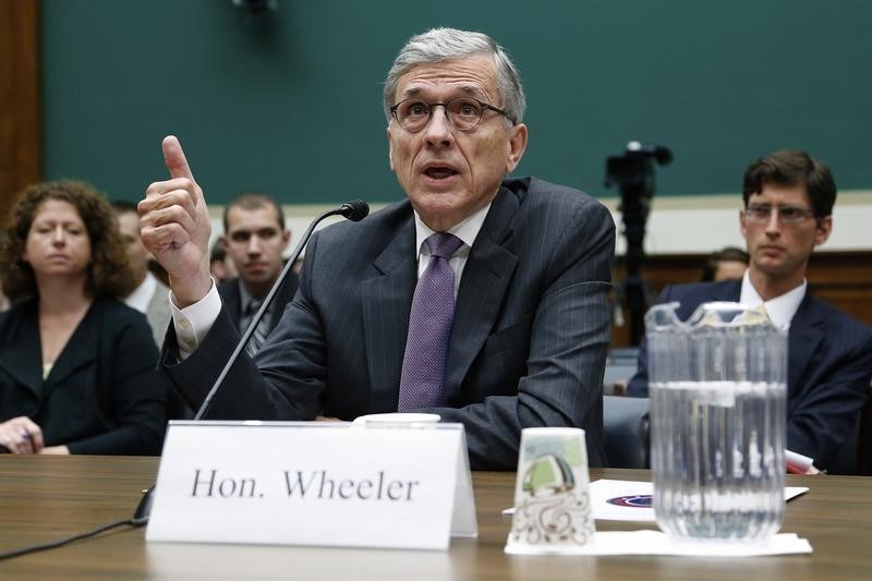 © Reuters. Wheeler testifies before a House Energy and Commerce Communications and Technology Subcommittee hearing on oversight of the FCC on Capitol Hill in Washington