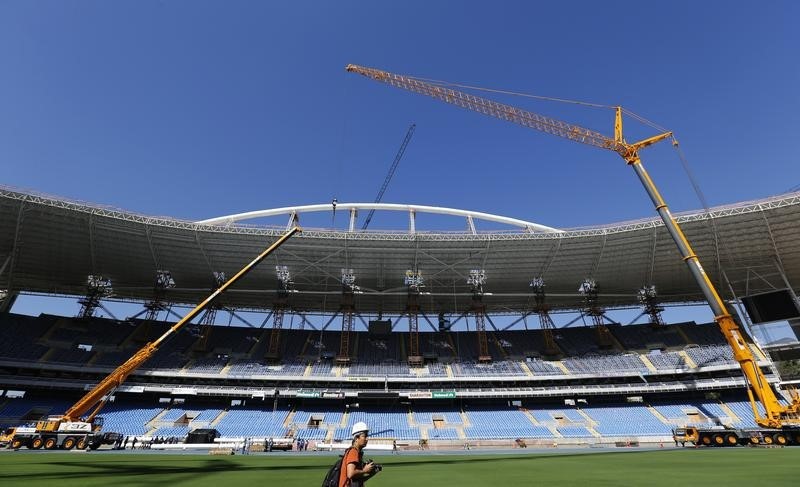 © Reuters. Engenhão passa por reformas no Rio de Janeiro