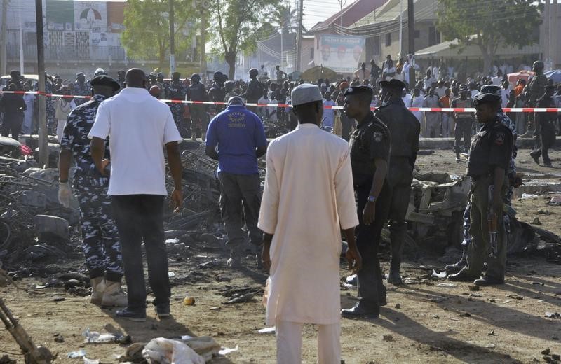 © Reuters. انفجار في سوق بمدينة مايدوجوري النيجيرية يقتل 12 على الأقل