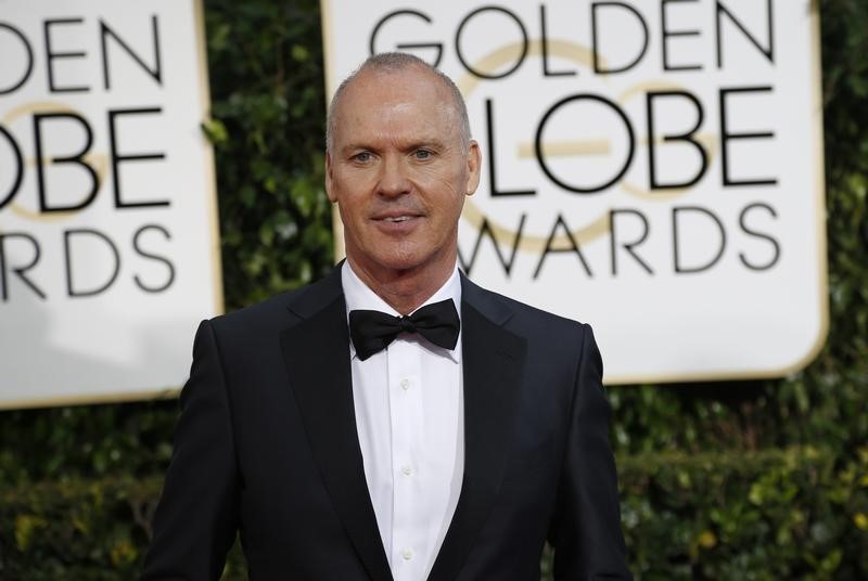 © Reuters. Actor Michael Keaton arrives at the 72nd Golden Globe Awards in Beverly Hills