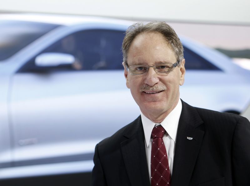 © Reuters. GM's Johan De Nysschen poses during the first press preview day of the North American International Auto Show in Detroit