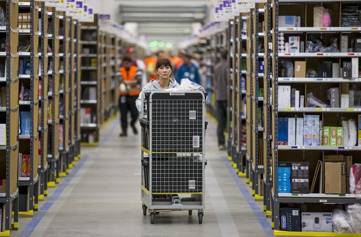 © Reuters. Amazon crea 6.000 nuevos empleos permanentes en Europa