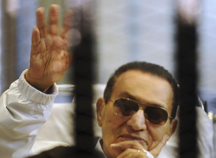 © Reuters. Ex-presidente egípcio Hosni Mubarak em foto de arquivo no Cairo