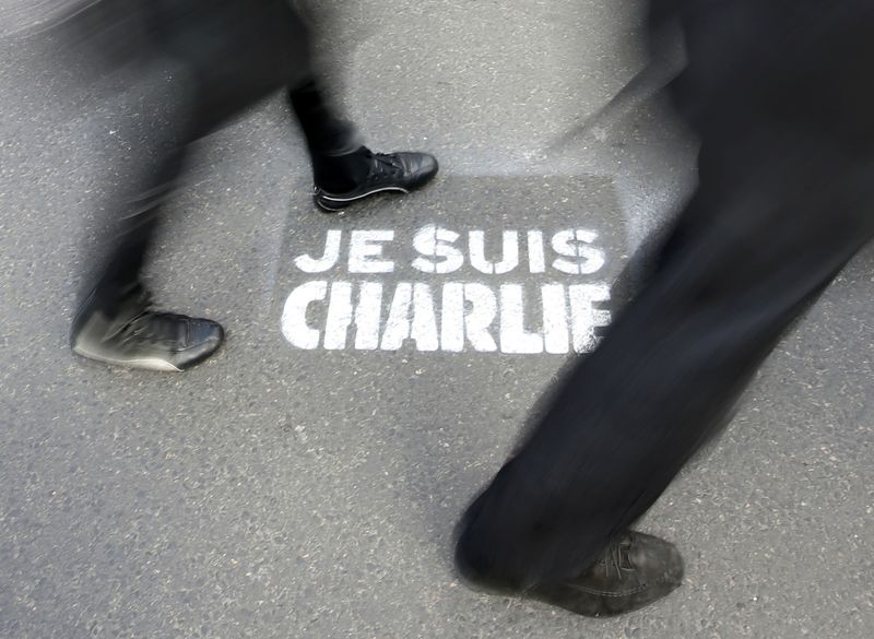 © Reuters. "JE SUIS CHARLIE" NE SERA PAS ENREGISTRÉ COMME MARQUE