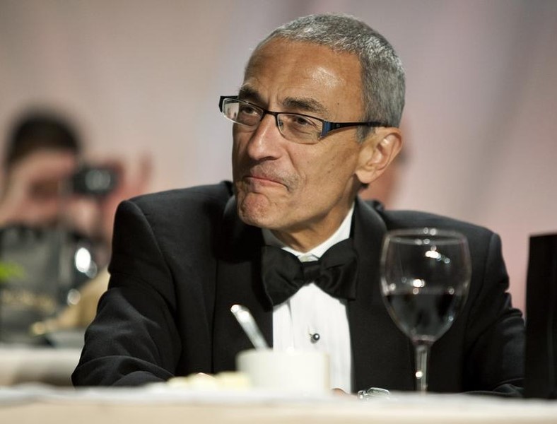 © Reuters. John Podesta, president and chief executive officer of the Center for American Progress, attends the National Italian American Foundation Gala in Washington