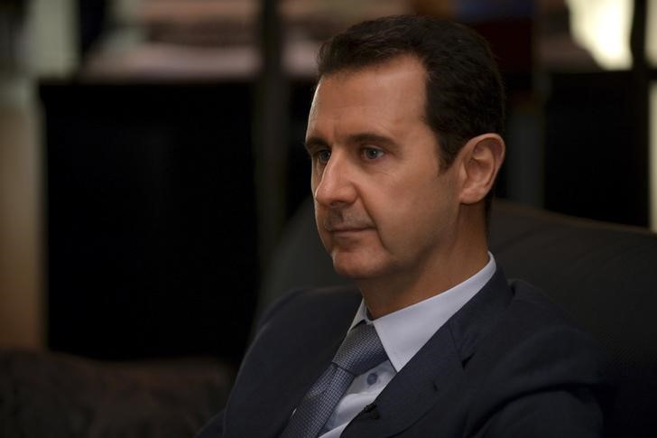 © Reuters. Presidente sírio, Bashar al-Assad, em entrevista em Damasco