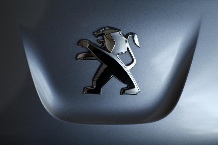 © Reuters. Logotipo da Peugeot.