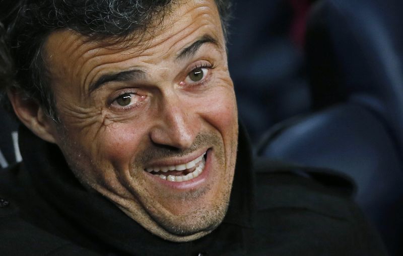 © Reuters. Técnico do Barça, Luis Enrique 