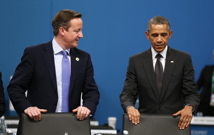 © Reuters. Obama e David Cameron