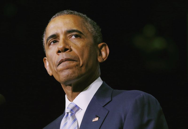 © Reuters. Obama speaks during a visit to Knoxville