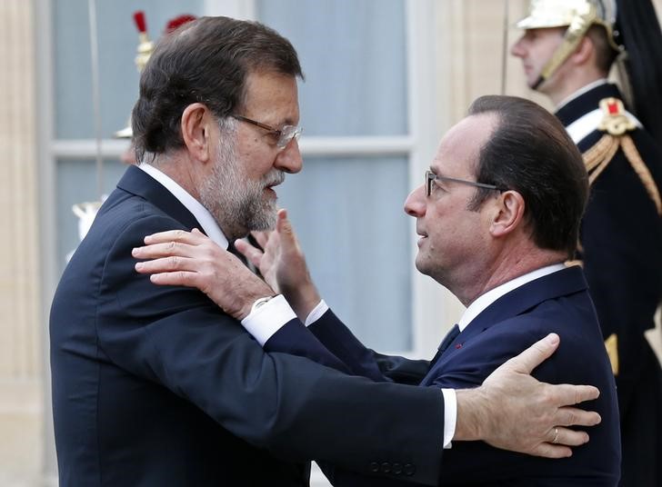 © Reuters. Rajoy hace un llamamiento a la unidad frente al terrorismo