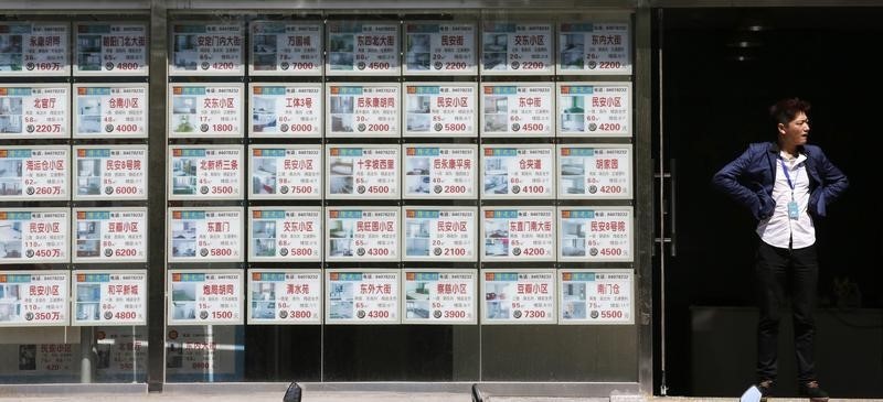 © Reuters. انخفاض أسعار المنازل الجديدة في الصين في ديسمبر  