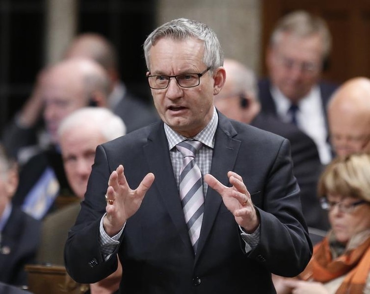 © Reuters. Canada's International Trade Minister Fast speaks in the House of Commons in Ottawa