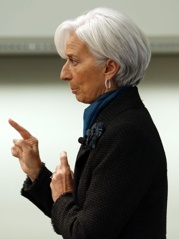 © Reuters. Il direttore del Fmi Christine Lagarde