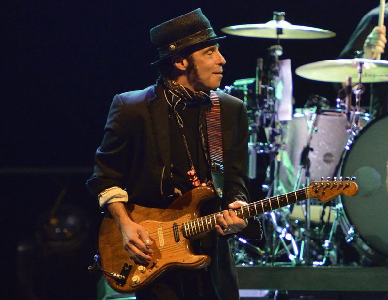 © Reuters. File photo of E-Street Band member Nils Lofgren performing at a concert in Stockholm