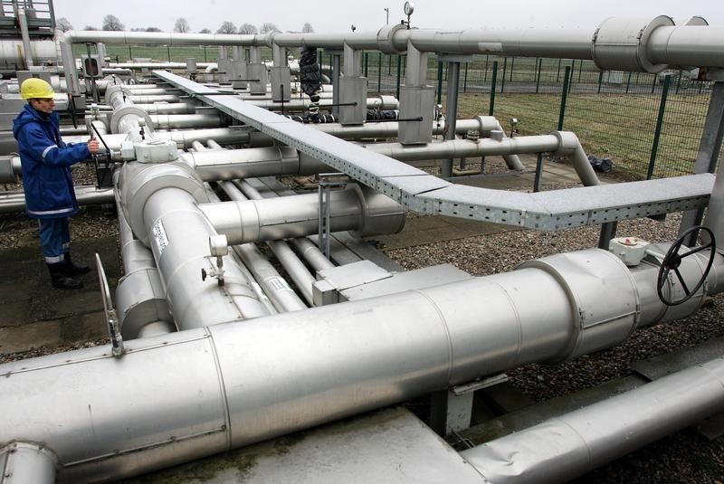 © Reuters. روسيا تقول ديون أوكرانيا عن وارداتها من الغاز 2.44 مليار دولار