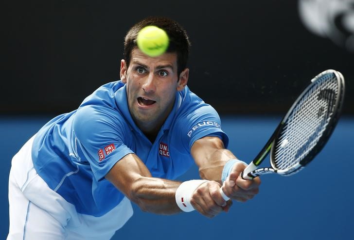 © Reuters. Djokovic enfrenta Bedene no Aberto da Austrália em Melbourne