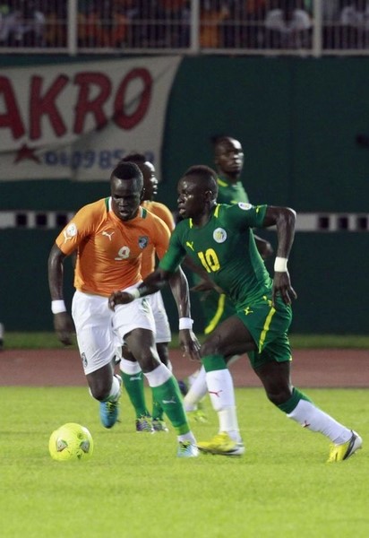© Reuters. ماني يعود للتدريب مع السنغال استعدادا للقاء جنوب افريقيا بكأس الأمم