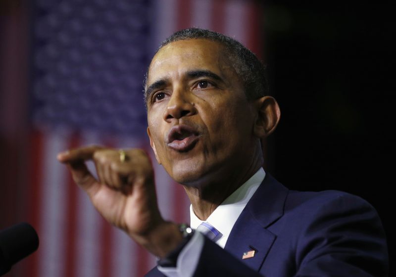 © Reuters. Obama participa de evento em faculdade no Tennessee