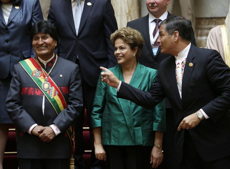 © Reuters. Posse do presidente da Bolívia em La Paz