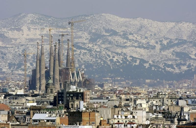 © Reuters. Igreja Sagrada Família, de Gaudí, em Barcelona