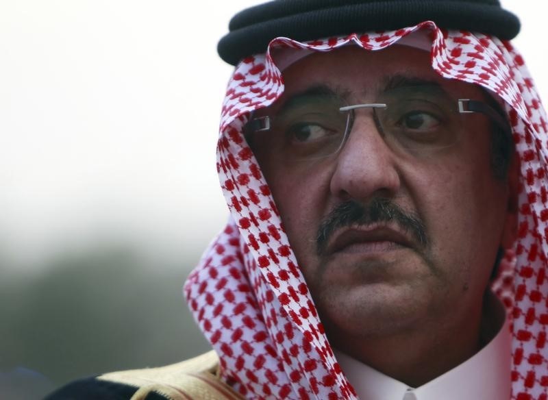 © Reuters. Vice-príncipe herdeiro da Arábia Saudita, Mohammed bin Nayef bin Abdul Aziz, em foto de arquivo