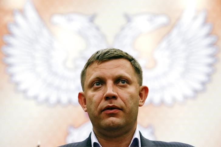 © Reuters. Líder separatista ucraniano Alexander Zakharchenko em foto de arquivo