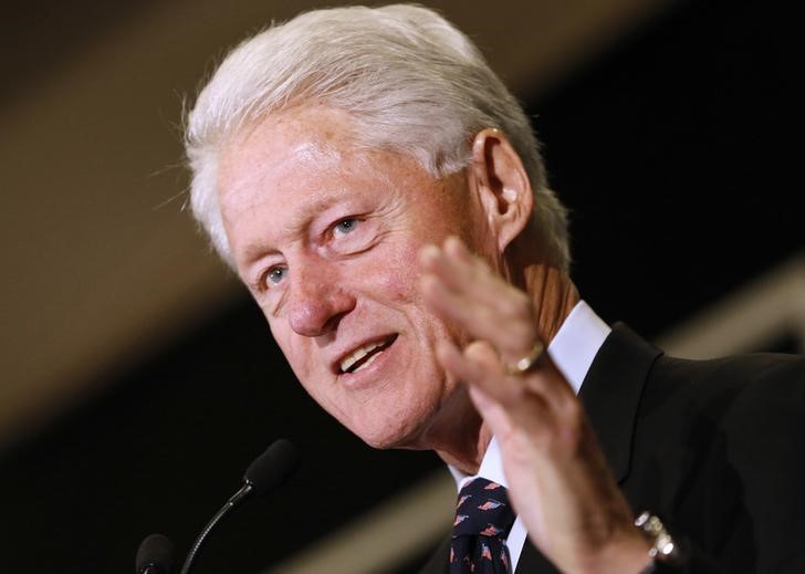 © Reuters. Ex-presidente dos EUA, Bill Clinton, em foto de arquivo