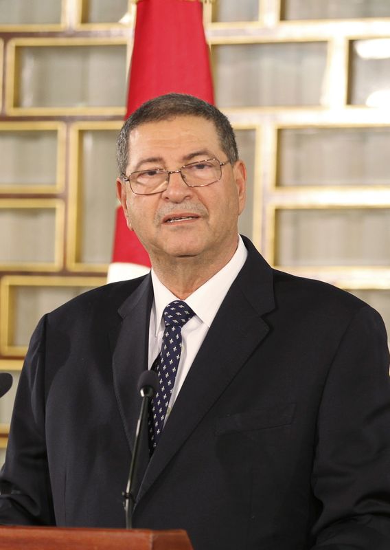 © Reuters. رئيس وزراء تونس يعلن التشكيل الحكومي الجديد