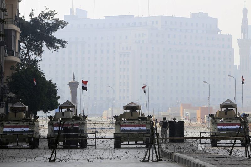 © Reuters. QUATRIÈME ANNIVERSAIRE DU SOULÈVEMENT EN EGYPTE