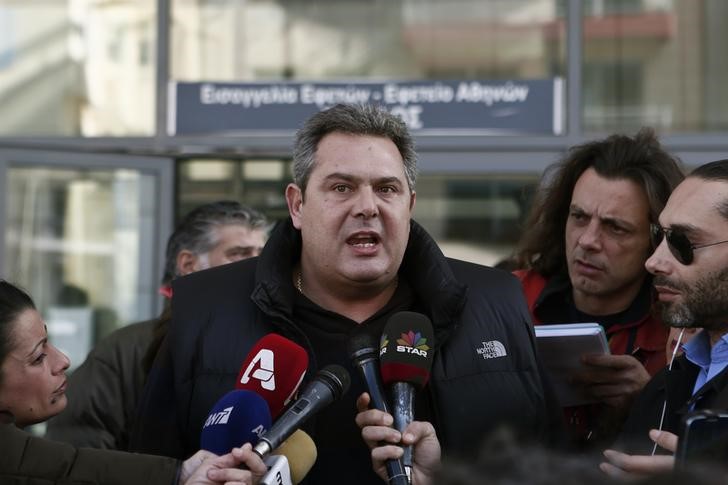 © Reuters. Syriza formará gobierno con el partido de derecha Independientes