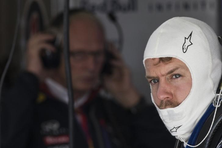 © Reuters. Piloto Sebastian Vettel em treino da  F1 em Austin, Texas