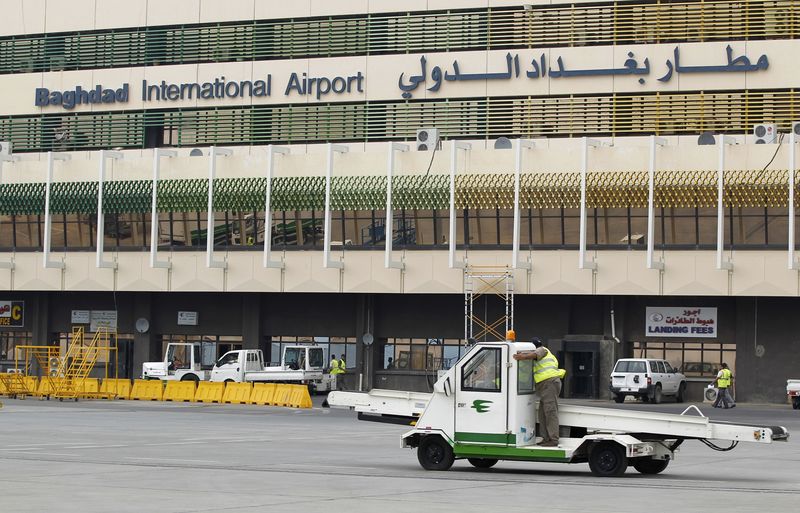 © Reuters. File photo of Baghdad International Airport