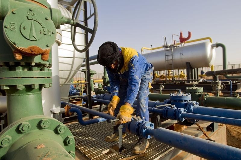 © Reuters. مستشار: انتاج النفط الجزائري سيبقى مستقرا في الاعوام القليلة المقبلة
