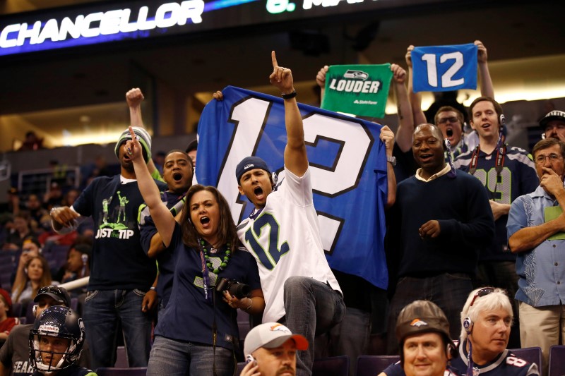 © Reuters. NFL: Super Bowl XLIX-Seattle Seahawks Media Day