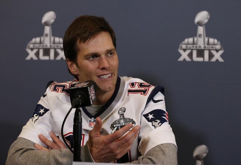 © Reuters. NFL: Super Bowl XLIX-New England Patriots Press Conference