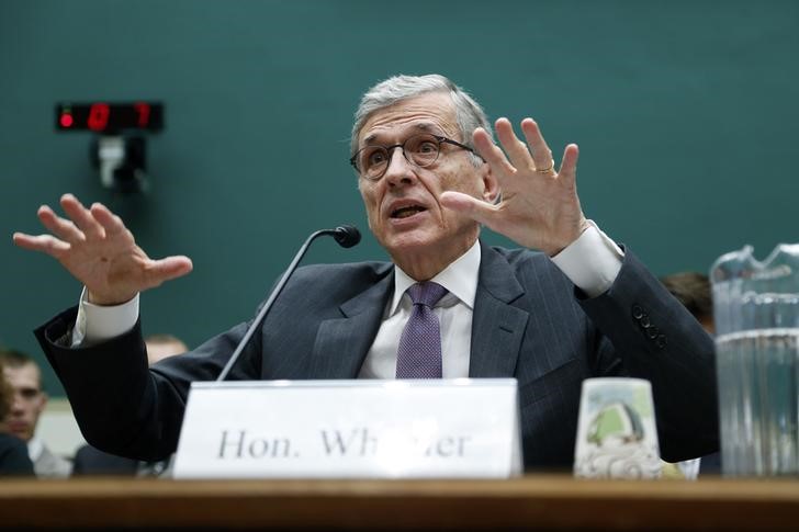 © Reuters. Wheeler testifies before a House Energy and Commerce Communications and Technology Subcommittee hearing on oversight of the FCC on Capitol Hill in Washington