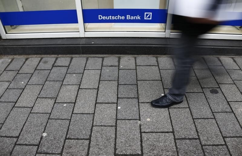 © Reuters. Deutsche Bank sorprende con los beneficios del último trimestre